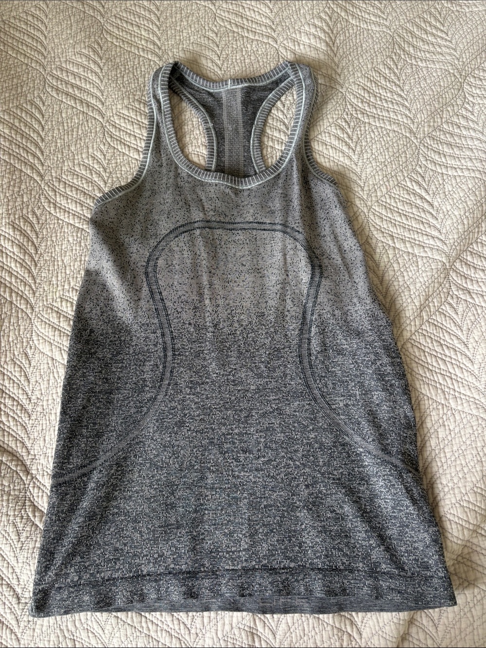 lululemon athletica Heather Gray Racerback Swiftly Tech Tank